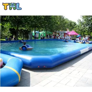 Hoge kwaliteit grote opblaasbare zwembad verhuur/indoor opblaasbare zwembad voor kids