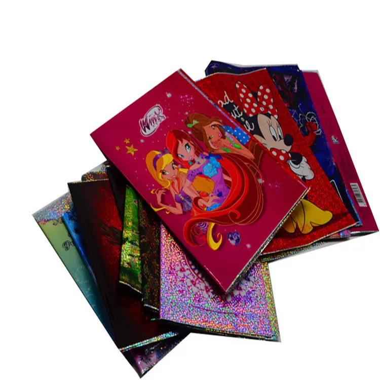 PVC PP CPP Clear Vinyl Book Covers, Holographic Book Cover