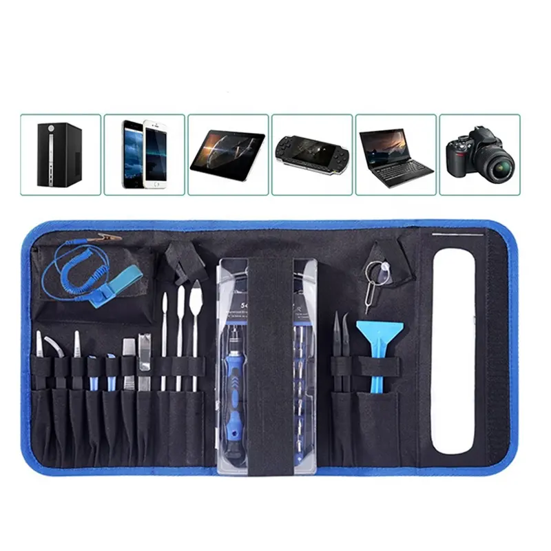 9 Pieces Mobile Phone Repair Tools Kit Screwdriver Set Hand Tools Plastic Mulit-purpose CN;GUA Customized Logo ELES 55g Bag