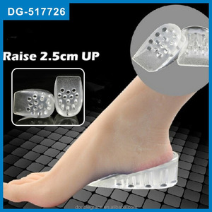 <span class=keywords><strong>Silicone</strong></span> <span class=keywords><strong>Gel</strong></span> insoles height increase Taller shoe insoles - Product Image 1