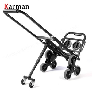 Chariot <span class=keywords><strong>à</strong></span> main <span class=keywords><strong>à</strong></span> <span class=keywords><strong>6</strong></span> <span class=keywords><strong>roues</strong></span> pour monter les escaliers, chariot de courses portable, pliable, petit chariot pratique, chariot <span class=keywords><strong>à</strong></span> bagages - Product Image 5