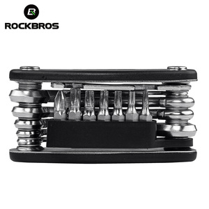 <span class=keywords><strong>Kit</strong></span> d'outils de réparation pour vélo de montagne et de route ROCKBROS 16 en 1, outils hexagonaux, clés à rayons, tournevis pour le cyclisme - Product Image 2