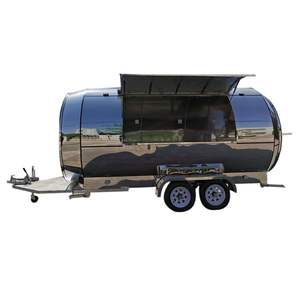 Restaurant Mobile Chariots De Restauration Rapide Mobile Chariot de Cuisine Mobile Sandwich Kiosque Alimentaire Voiture - Product Image 3