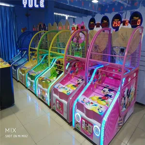 商场互动大厅儿童游戏机迪诺炸弹篮球游戏机