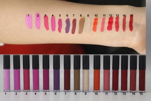Low Moq Custom Make Your Own logo Mini Herbal <strong>Organic</strong> Vegan Velvet Matte Liquid <strong>Lipsticks</strong> - Product Image 5