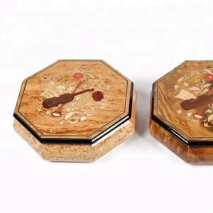 Beautiful noble music boxes wood souvenir