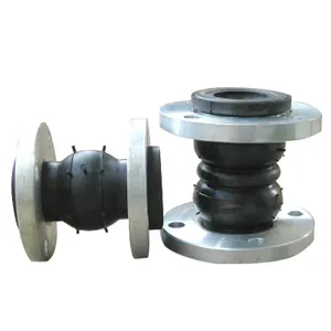 epdm rubber flexible pipe coupling galvanized flange rubber expansion joints