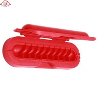 Haute qualité écologique manuel en plastique BBQ Grill Cutter pratique deux tailles Hot Dog saucisse trancheuse outil de cuisine