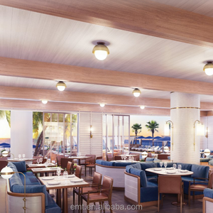 أثاث مطعم عصري، طقم طاولة طعام وكراسي من الخشب الصلب، الأكثر مبيعًا، تصميم فريد من قوانغتشو، قشرة خشبية رقيقة 0.6 مم - Product Image 3