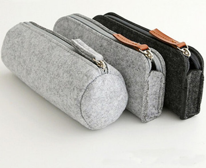 Фетровые модные стационарные Пеналы, Подарочный пенал, пластиковый сделанный на заказ прочный пенал для девочек из пластика