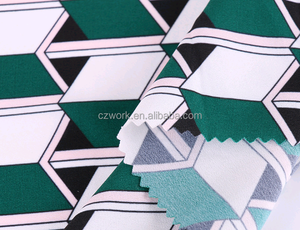 Tela impresa gasa para el vestido de seda de moda al por mayor con diseño personalizado - Product Image 2