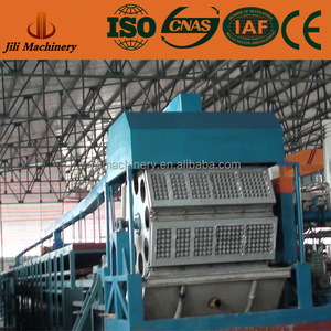 Nuevo uso de papel de desecho Fabricación de papel Bandeja de huevos Plan de negocios <span class=keywords><strong>para</strong></span> industrias agrícolas con componentes principales Motor PLC y motor - Product Image 2