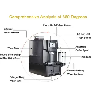 Più economico di facile utilizzo commerciale distributore automatico di caffè