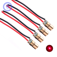 Module laser mini rouge à diode pointillée 650nm 6mm 3V 5mW