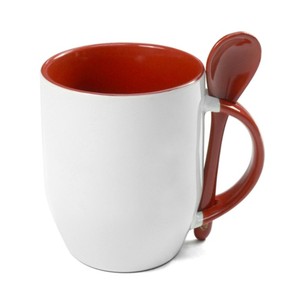 แก้วไม่มีหูจับด้านในและการระเหิดพร้อมช้อนขนาด12ออนซ์ - Product Image 4