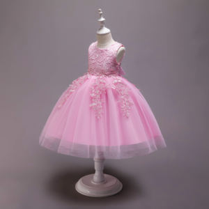 Ingrosso moda per bambini abiti da principessa <span class=keywords><strong>rosa</strong></span> <span class=keywords><strong>Tulle</strong></span> abito da ballo festa di compleanno Costume vendita calda - Product Image 3