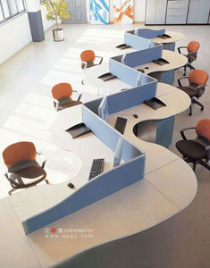 Einzigartiges Design Moderner Schreibtisch Workstation Moderner Schreibtisch mit Schrank Study Workstation Möbel für Büro