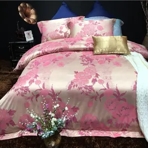 European style mulberry Silk Comforter Set Bedding set four pieces Bed Sheet Set