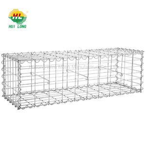 ICAVERNE serie Jardinage inedit Mur en gabion avec couvercles Acier galvanise 300 x 50 x 200 cm - Product Image 1