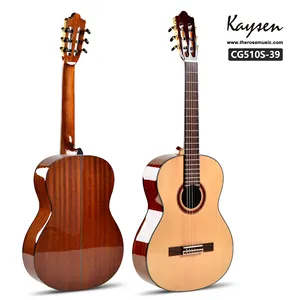 Guitarra elétrica clássica, instrumento musical, preço de fábrica, oem, tamanho completo, 39 polegadas, madeira sólida, 6 cordas, nylon