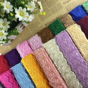 オーストリアウェディングドレスドライレース刺繍コットンボイル生地ウェディングドレス用 - Product Image 1
