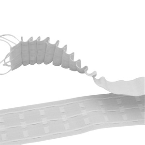 <strong>Curtain</strong> Header Slide Pencil Pleat Tape <strong>for</strong> <strong>Curtain</strong> <strong>Weights</strong> 75mm Width Wave <strong>Curtain</strong> Tape Polyester - Product Image 5