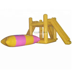 Inflatable पानी खेल कूद पानी बूँद inflatable कूद तकिया टॉवर के लिए पानी पार्क खेल