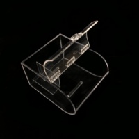 Runde klare PMMA Kunststoff Getreide Körner Candy Dispenser Display Bins Boxen Behälter Acryl Candy Bin mit Schaufel