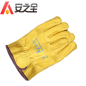 De cuero puro de seguridad eléctrica resistente al frío guantes de trabajo - Product Image 4