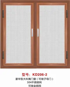 high quality Wholesale Aluminum Fly Net Window Screen Frame Mosquito Sliding Screen Window With Nylon Mesh