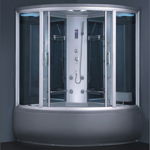 Cabina Doccia Idromassaggio Grande 147x147 con Seduta - Product Image 1