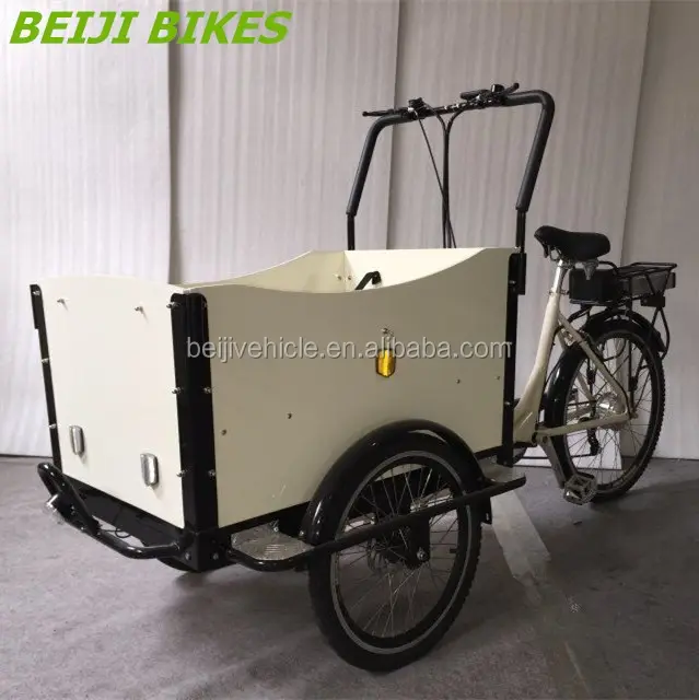Beiji marca 3 visitas ruedas eléctrica barato carga adultos en bicicleta de tres ruedas
