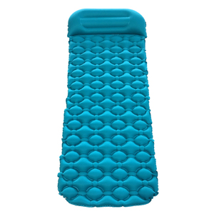 TPU <strong>Single</strong> <strong>Inflatable</strong> Camping <strong>Mattress</strong> with Pillow Built-in Pump Lightweight &amp; Portable for Hiking - Product Image 2