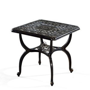 Al Aire Libre Bali Patio Cama de día Muebles de exterior Tumbona de hierro fundido con <span class=keywords><strong>ruedas</strong></span> para Villa Piscina Uso comercial - Product Image 3