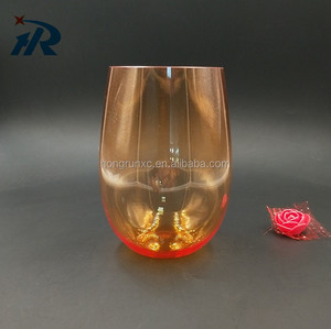 <span class=keywords><strong>Incassable</strong></span> 450ml <span class=keywords><strong>Personnalisé</strong></span> Coloré en <span class=keywords><strong>plastique</strong></span> <span class=keywords><strong>verre</strong></span> à vin - Product Image 3