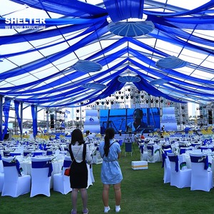 1000 Mensen Buiten Helder Dak Groot Chique Aluminium Evenementenmagazijn Bruiloft Feesttent - Product Image 6