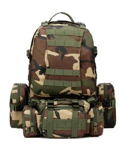 55L impermeabile combinazione modulare Camo <span class=keywords><strong>borsa</strong></span> da esterno grande viaggio campeggio escursionismo alpinismo arrampicata zaino <span class=keywords><strong>borsa</strong></span> - Product Image 3