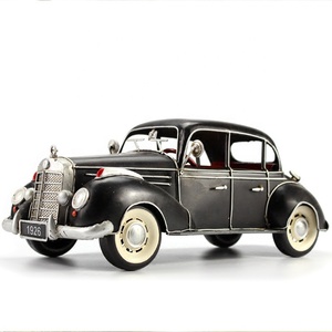รถโมเดลโลหะย้อนยุค ปี <span class=keywords><strong>1955</strong></span> งานฝีมือคลาสสิก สเกล 1:12 ของตกแต่งบ้านสไตล์ย้อนยุค งานแฮนด์เมด ของขวัญงานฝีมือ - Product Image 2