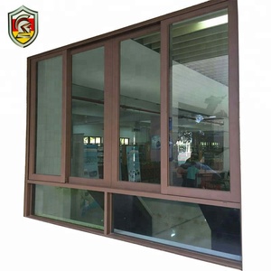 Finestre per porte scorrevoli in alluminio stile casa moderna africana dal fornitore della cina finestre scorrevoli nere - Product Image 6