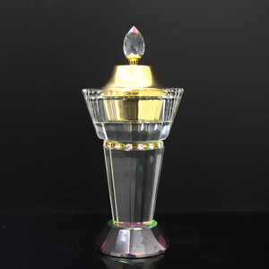 Nuevo diseño quemador de incienso de cristal con pequeño Diamante de cristal - Product Image 1