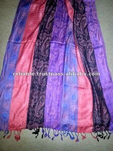 100% Viscose Jamawar Jacquard <b>Pashmina</b> <b>Shawl</b> Soft Comfortable Classic Striped Printed Design High Daily Traditional for Winter - Product Image 4