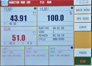 LCD Écran Xénon Lumière météo/Climat Chambre D'essai Utilisé - Product Image 3