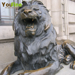 YOUFINE - Estatua de Leones HSBC de Bronce de Tamaño Real, Fundición de Alta Calidad - Product Image 5