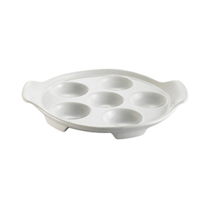Assiette à <span class=keywords><strong>Escargot</strong></span> en céramique, 6 trous de haute qualité, vente en gros 1 pièce - Product Image 5