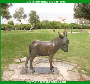 2015 de <span class=keywords><strong>la</strong></span> alta calidad del jardín de <span class=keywords><strong>la</strong></span> decoración de tamaño natural <span class=keywords><strong>burro</strong></span> estatua - Product Image 1
