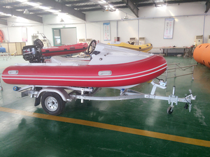 Motore CE 3 persone rosso Jetski gonfiabile barca per la vendita USA - Product Image 5