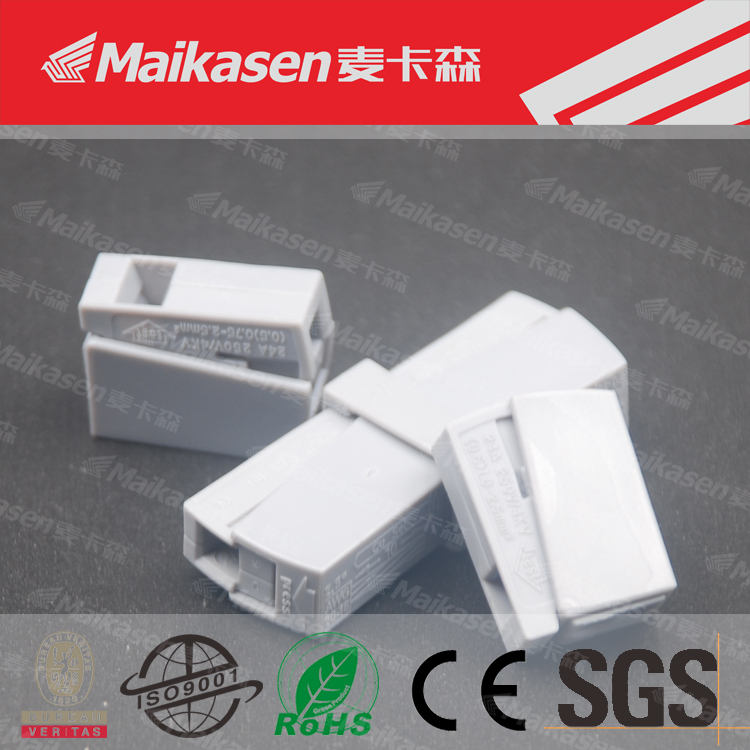 Made In China Poussez action Lighting Fil Connecteur Bornier pour câbles solides, Stranded et flexibles