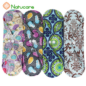 Serviettes hygiéniques lavables et réutilisables au charbon de bambou, serviettes hygiéniques douces en tissu pour maman, serviettes menstruelles, produit d'hygiène <span class=keywords><strong>féminine</strong></span> - Product Image 5