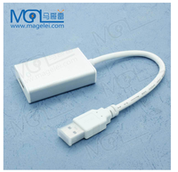 Harga Pabrik Kabel Adaptor Konverter Usb 3.0 Pria Ke Wanita HDMI Definisi Tinggi 1080P @ 60HZ Usb 3.0 Ke Hdmi untuk Komputer