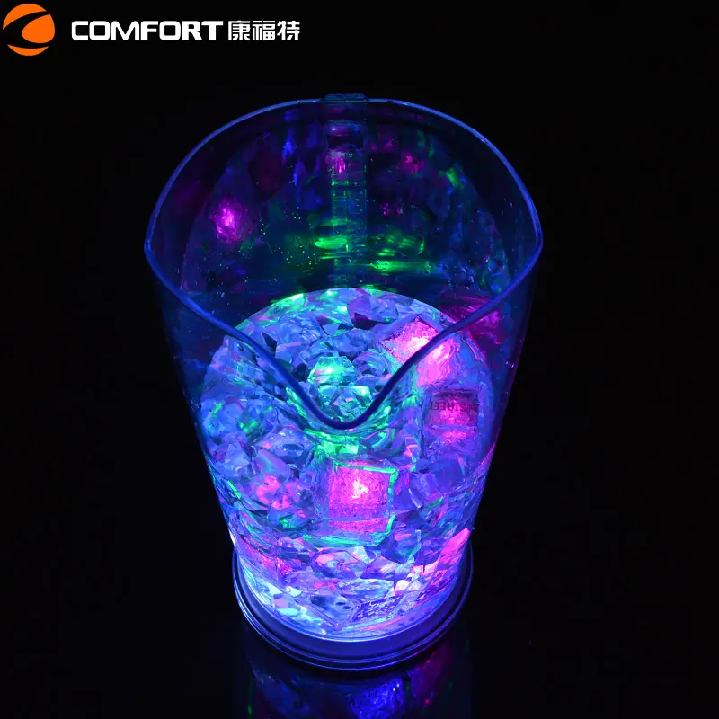 60oz clear plastic ice beer drinking led jug pitchers